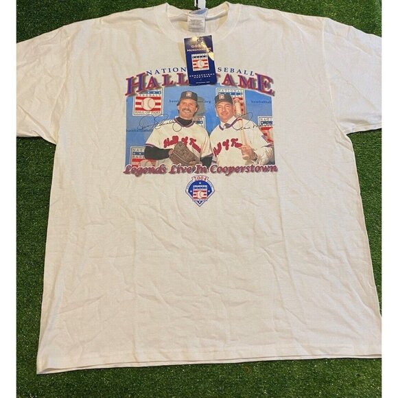 Vintage Baseball shirt mens extra large white hall of fame paul molitor 30 - Picture 2 of 10